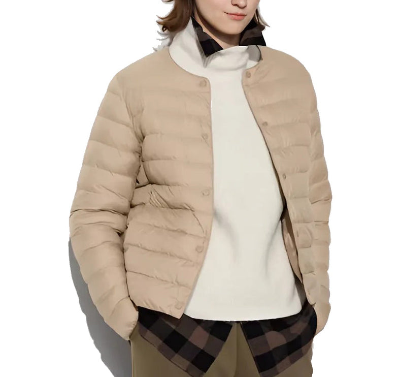 Uniqlo Women's Pufftech Compact Jacket 32 Beige