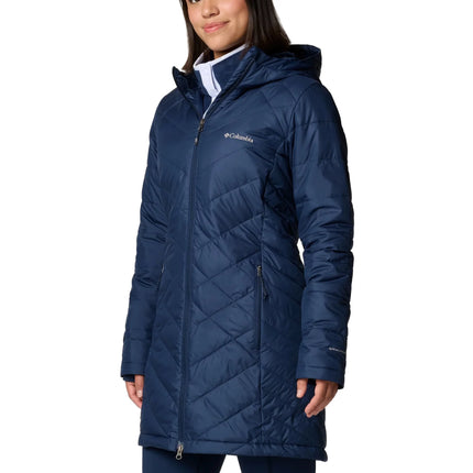 Columbia Women's Heavenly Long Hooded Jacket Collegiate Navy