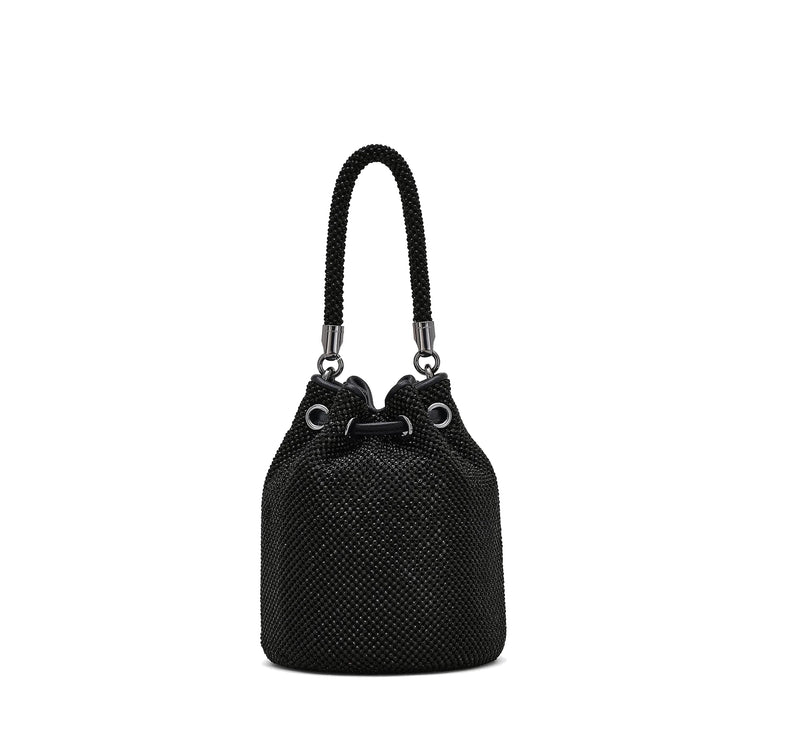 Marc Jacobs Women's The Rihenstone Mini Bucket Bag Black