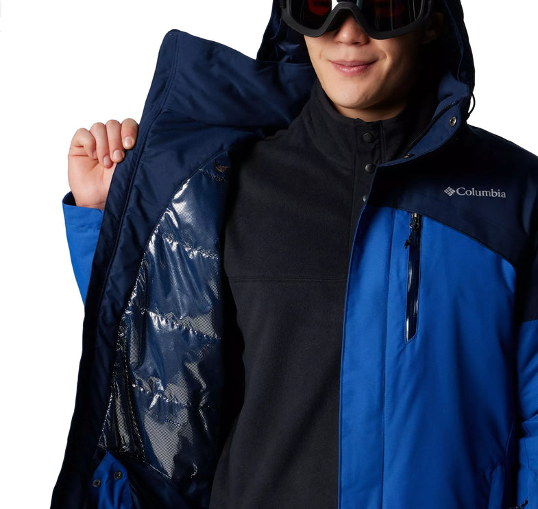 Columbia Men's Last Tracks II Jacket Mountain Blue/Collegiate Navy