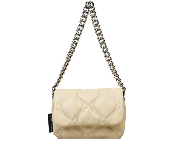 Marc Jacobs Women's Small Quilted Pillow Bag Marshmallow