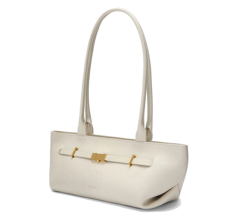 DeMellier London Women's The New York Shoulder Off White Small Grain